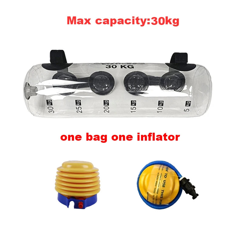 Aqua Bag – Sac De Boxe à Eau Remplissable Avec Crochet Et Injecteur, Cadeau Unique Fitness